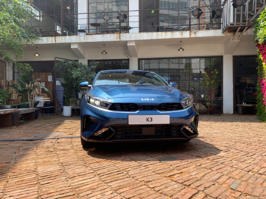 기아 더 뉴 K3.<장우진 기자>